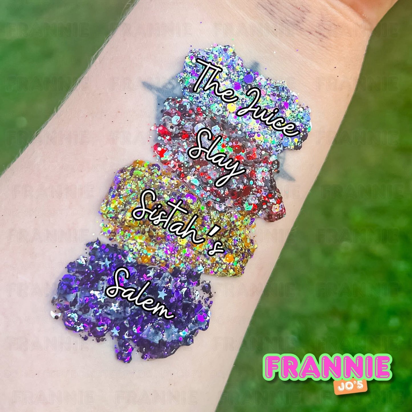 Halloween inspired hair glitter