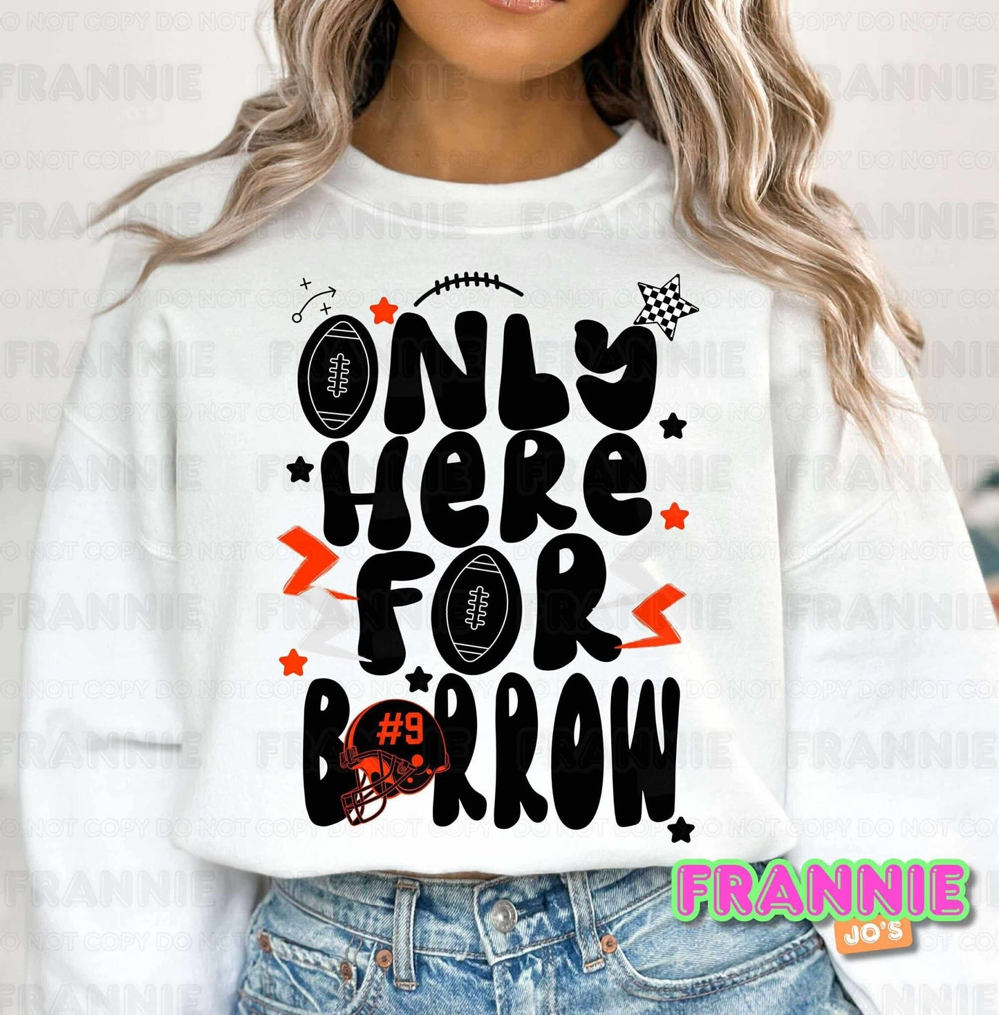Only here for ________ (custom)