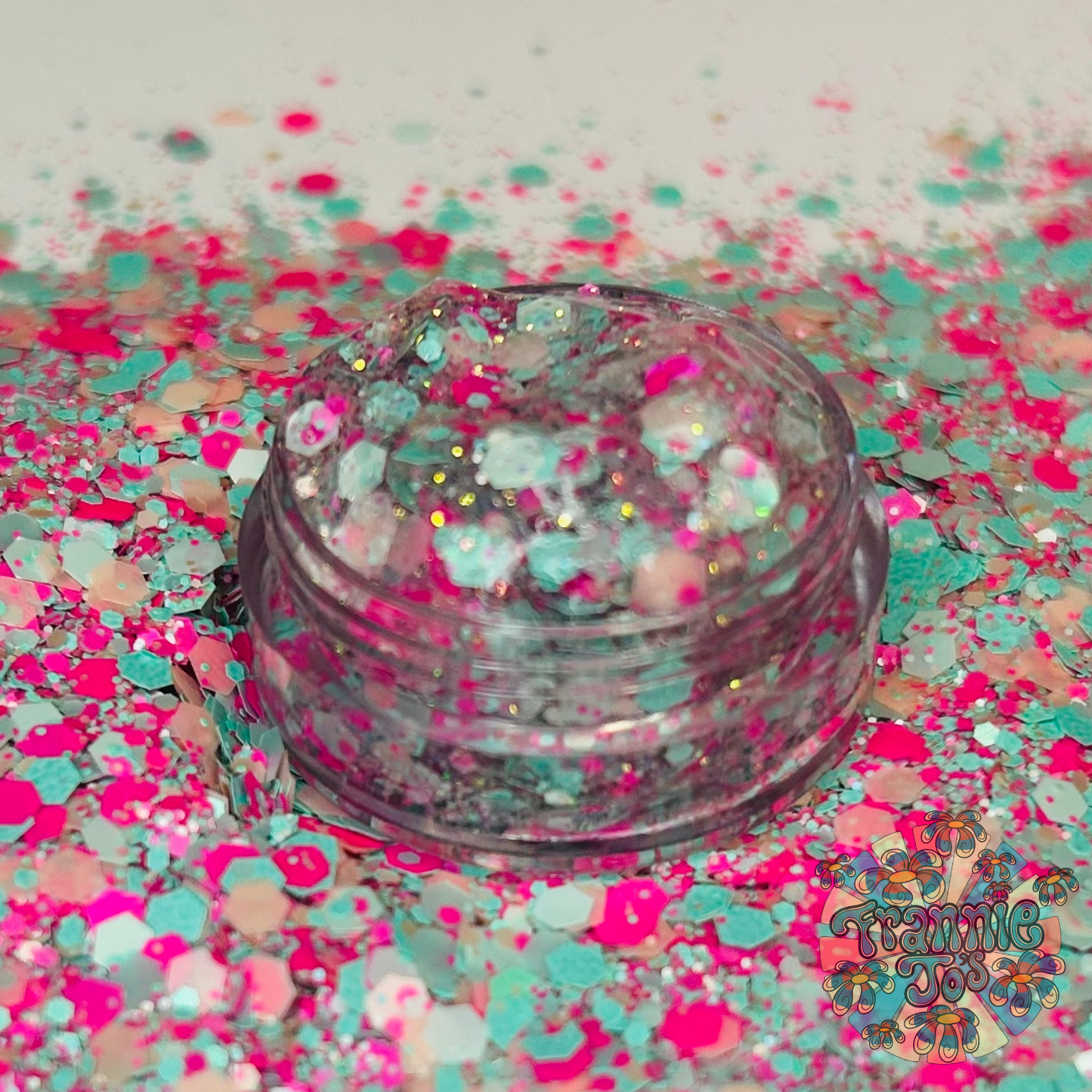 Luau hair glitter