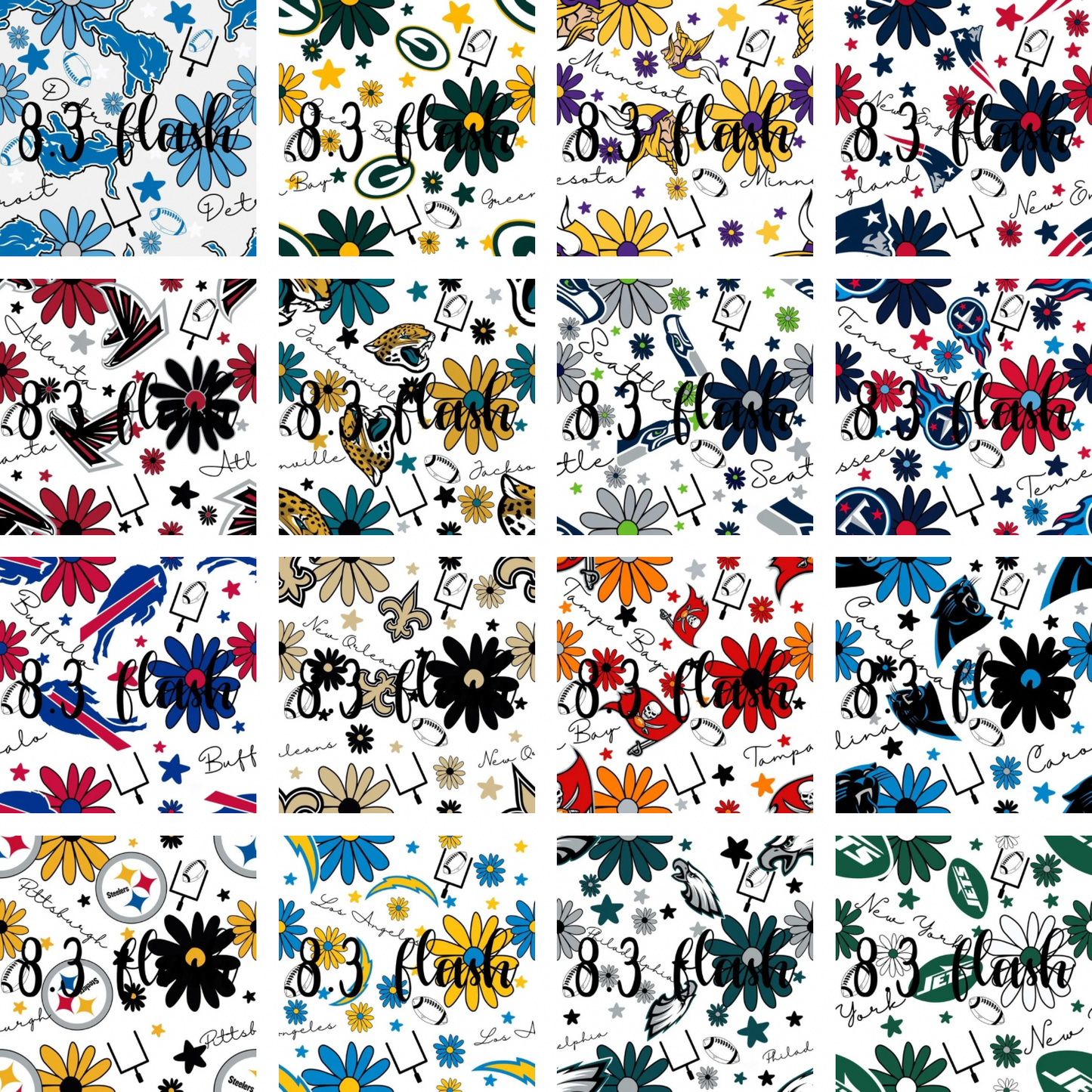 Football bows (wholesale) MOQ 10