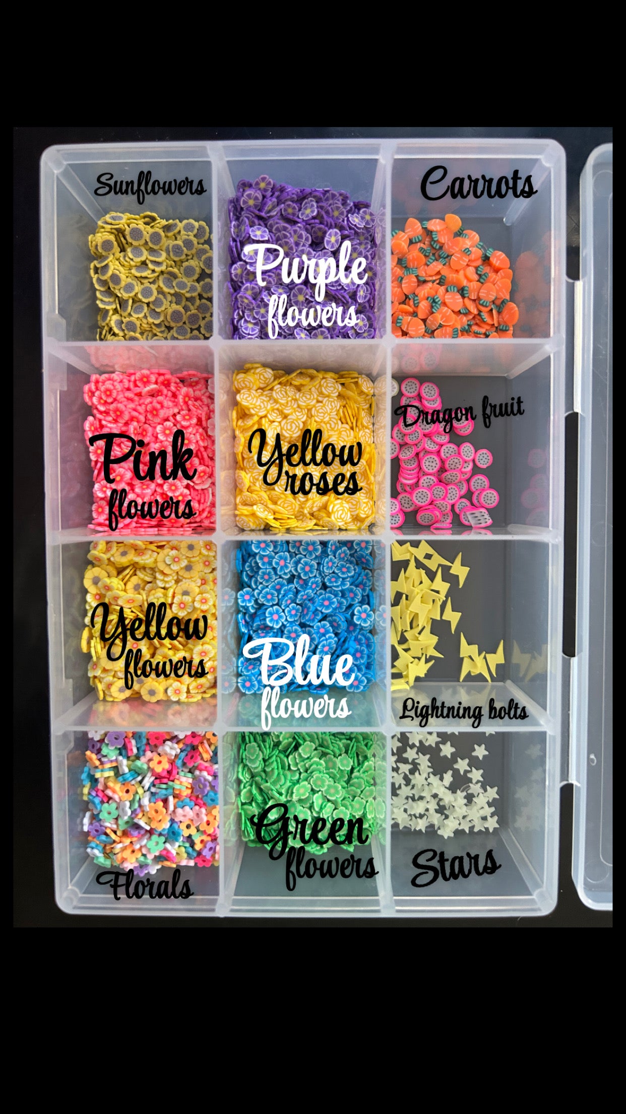 Themed custom hair glitter