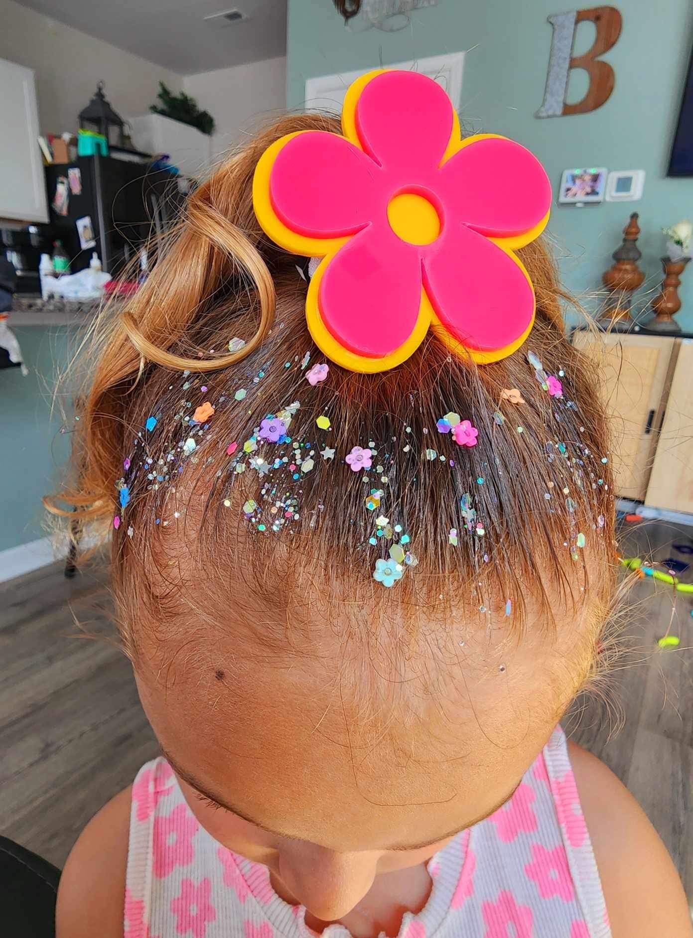 Custom hair glitter