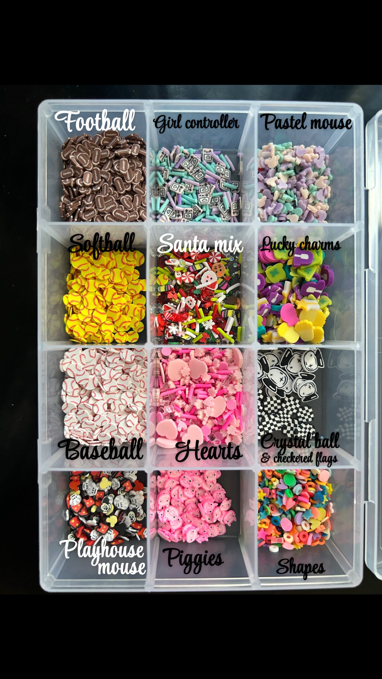Themed custom hair glitter