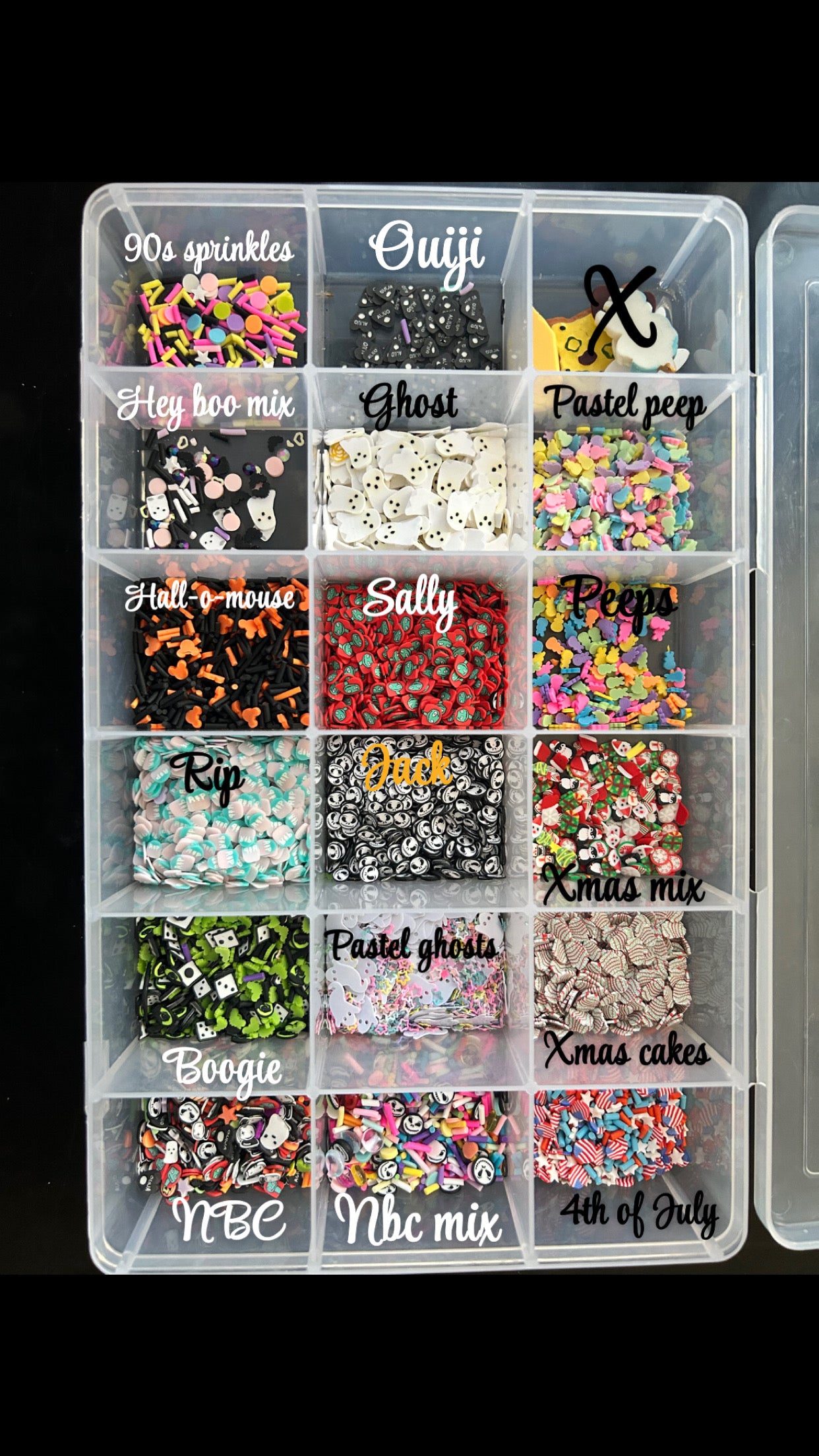 Themed custom hair glitter