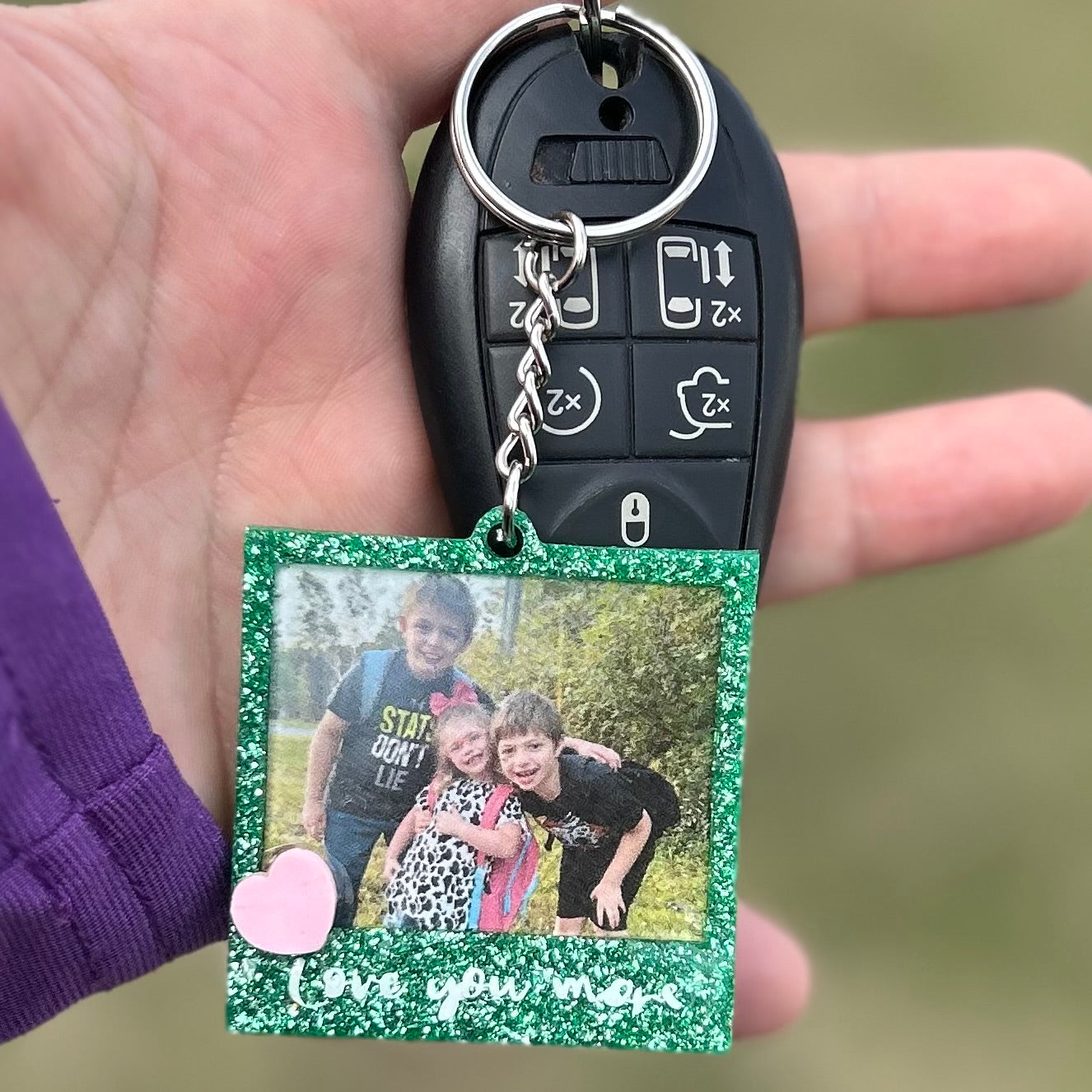 Love you more keychains