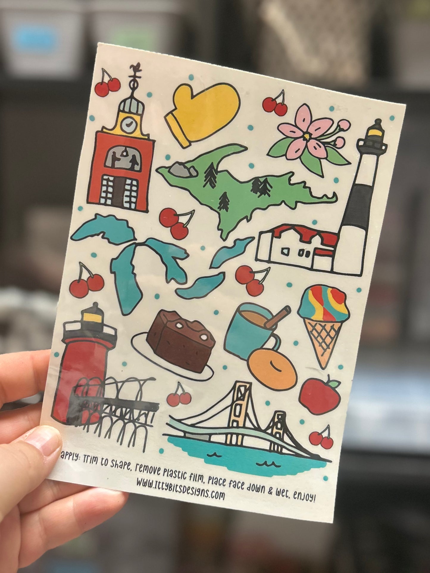 Michigan temp tattoos