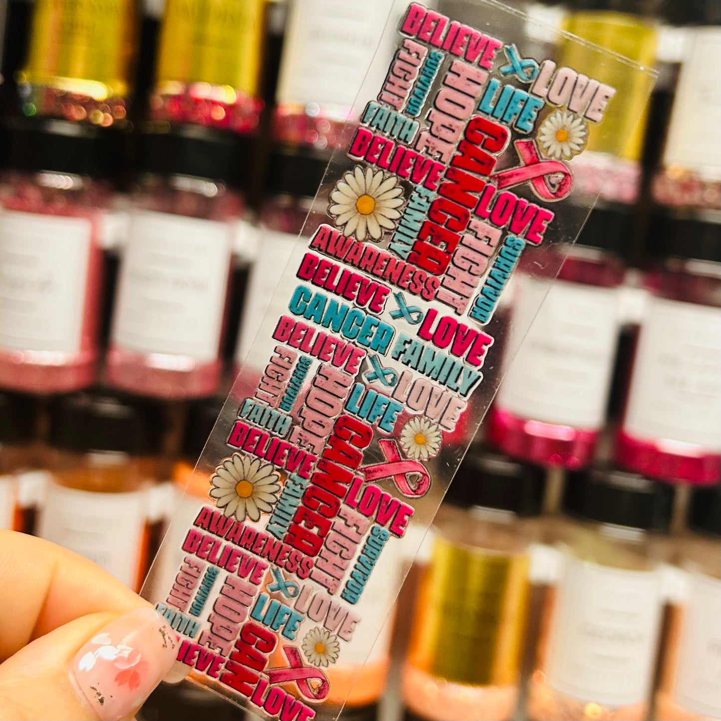 Breast cancer pen wraps