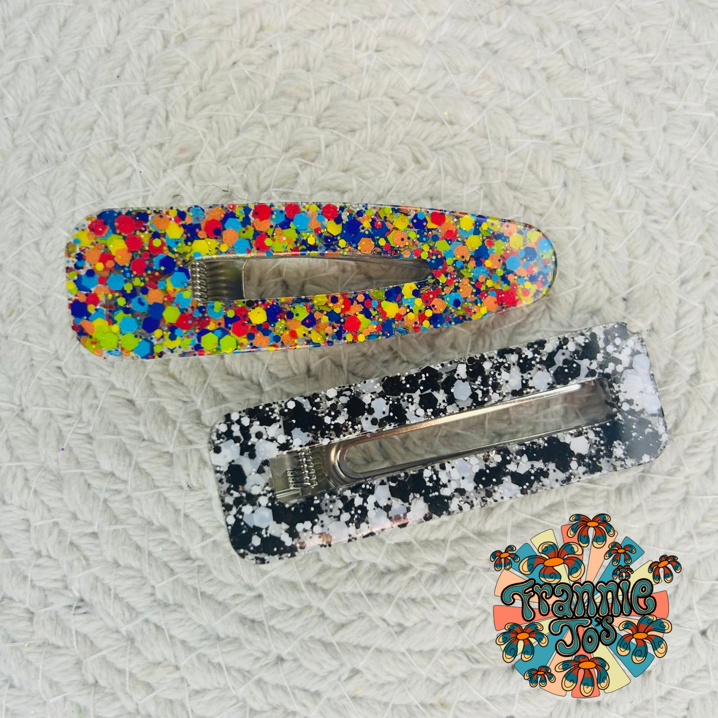 Teacher/School hair clip set (MOQ 4 sets)