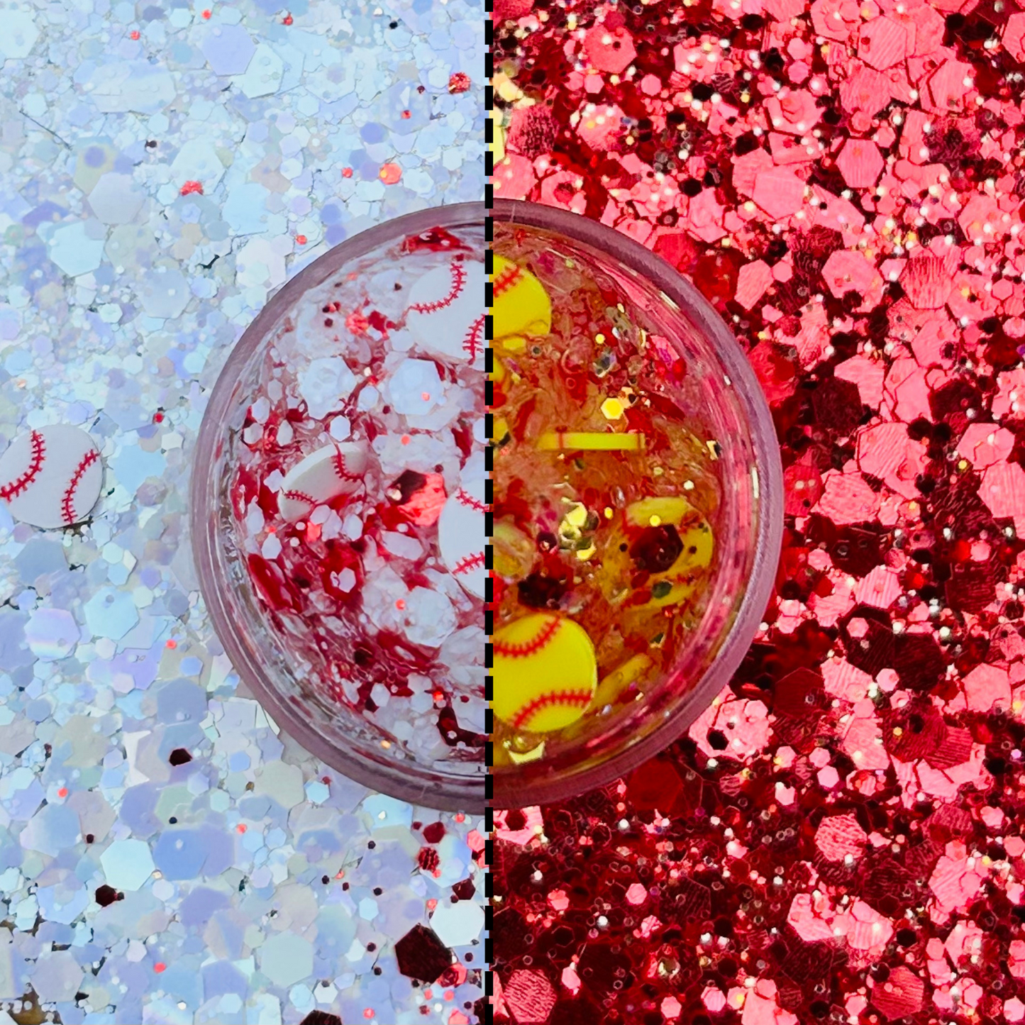 Baseball/Softball Hair Glitter (wholesale)