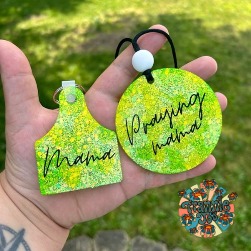 Custom car charm & keychain set