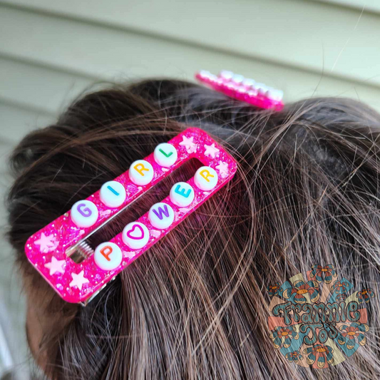 Themed hair clips