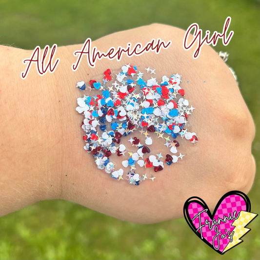 All American Girl hair glitter