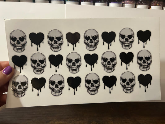 Drippy skulls