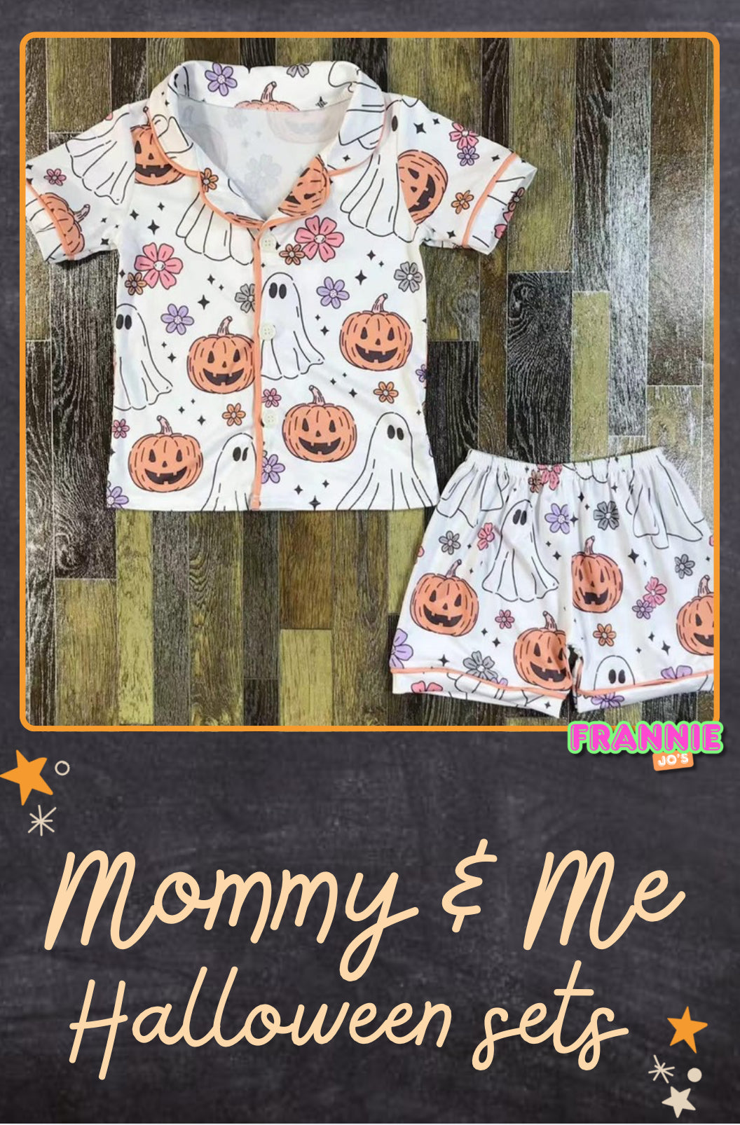 Mommy & Me Pumpkin pajamas (PREORDER)
