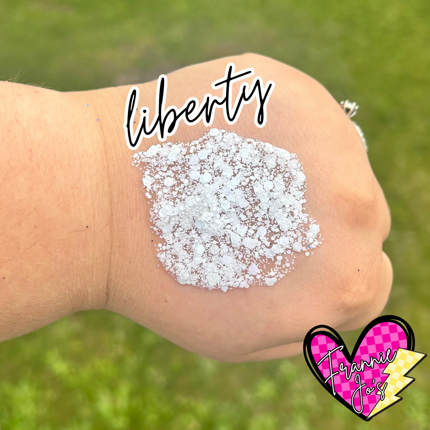 4th of July hair glitter