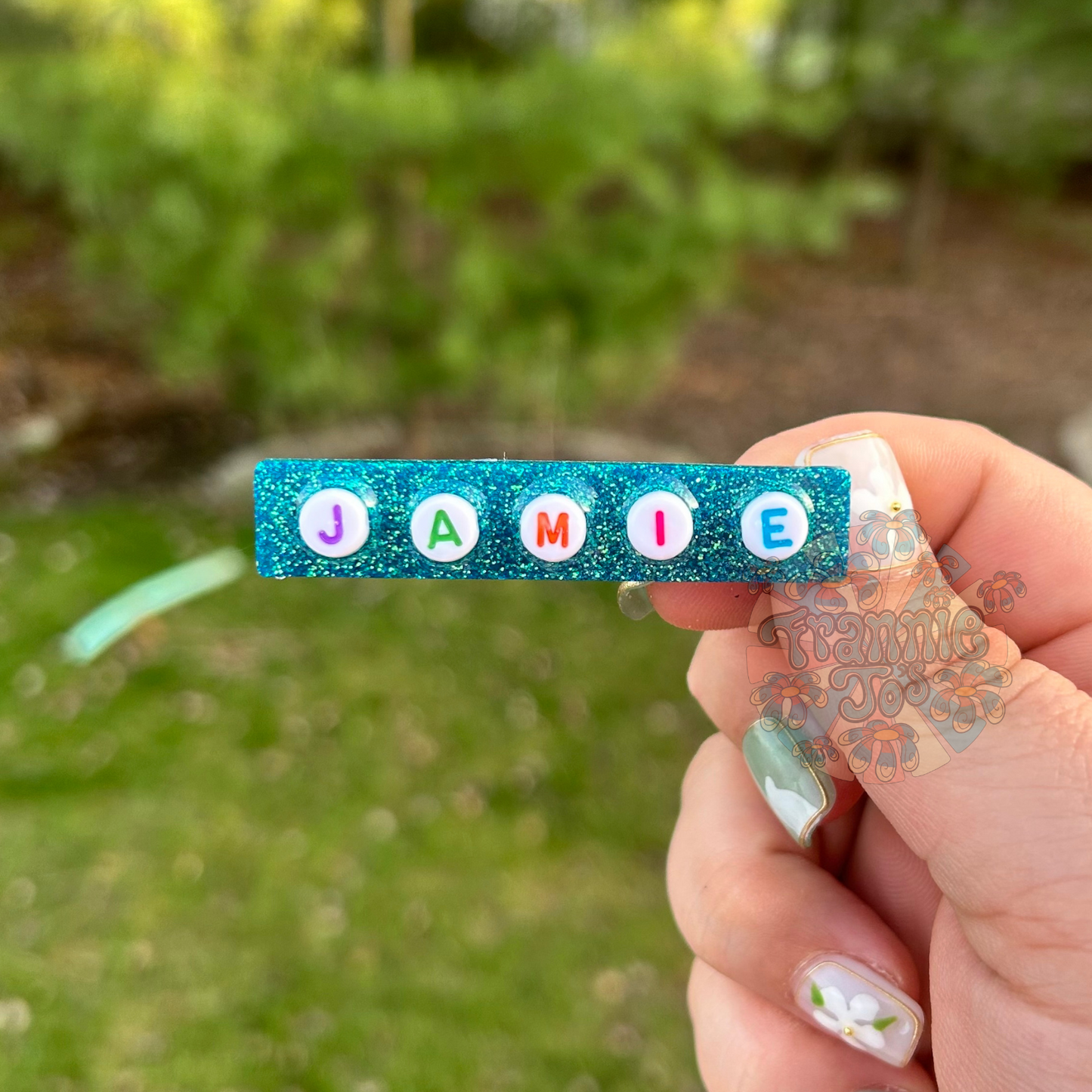 Name hair clips