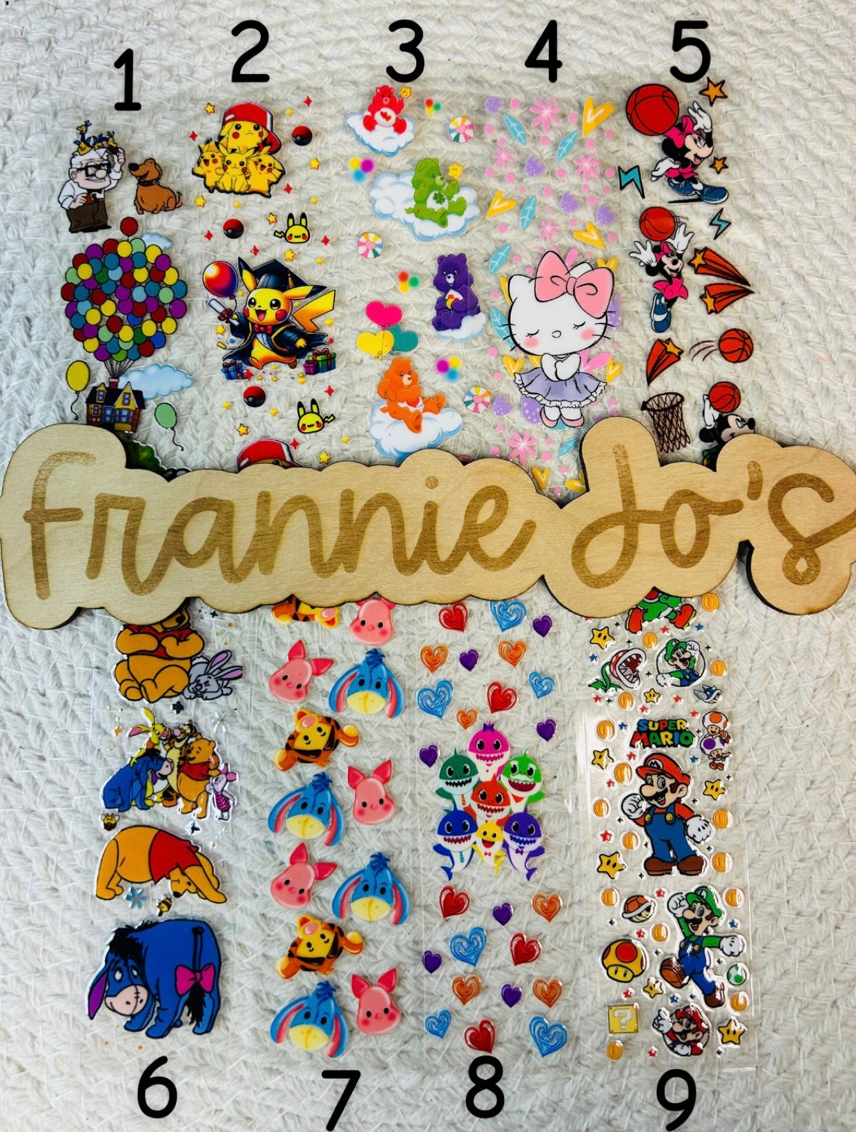 Character pen wraps
