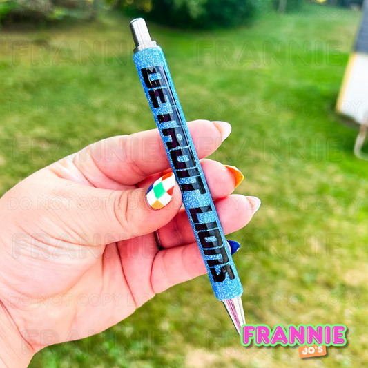 Custom football pen
