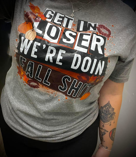 We’re doing fall shit