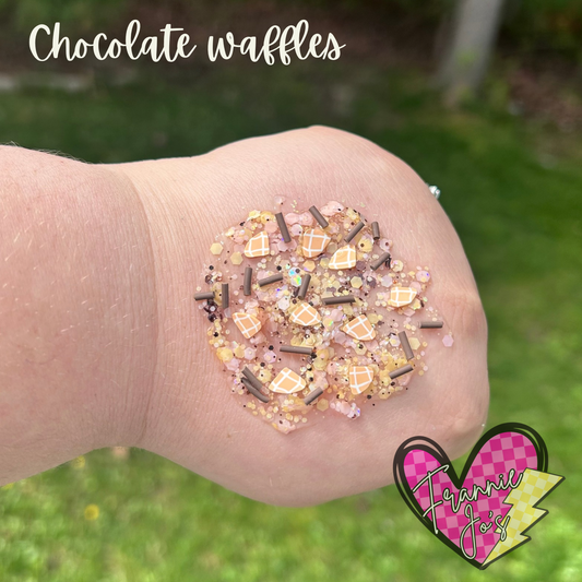 Chocolate waffles (matte)