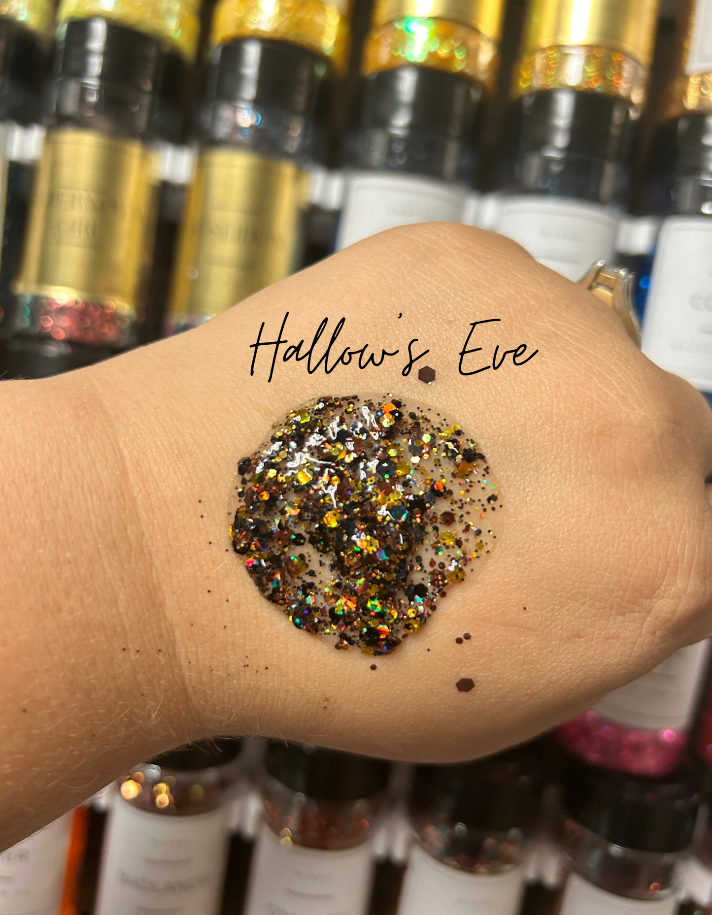 Halloween hair glitter