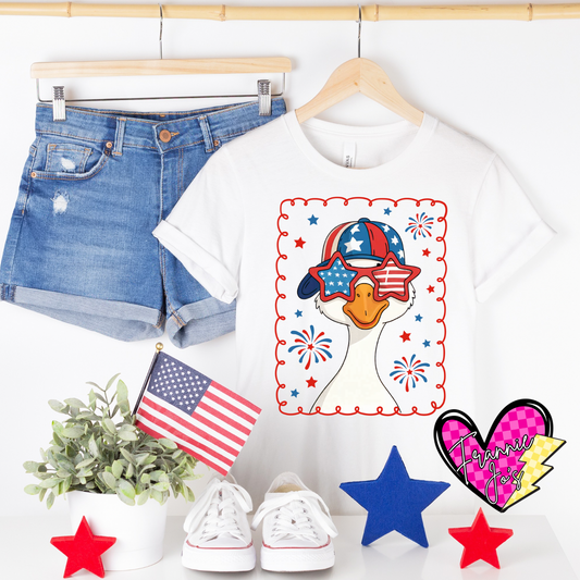 Patriotic goose (boy)