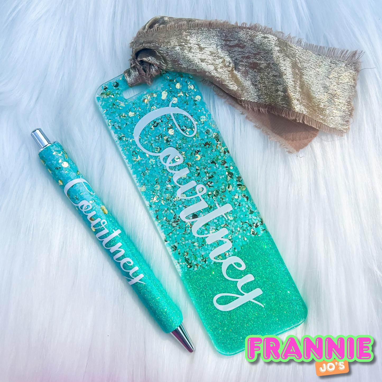 Custom Bookmark & Pen set