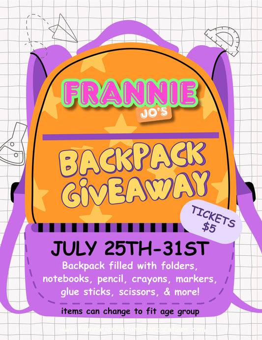 Backpack Giveaway 2025