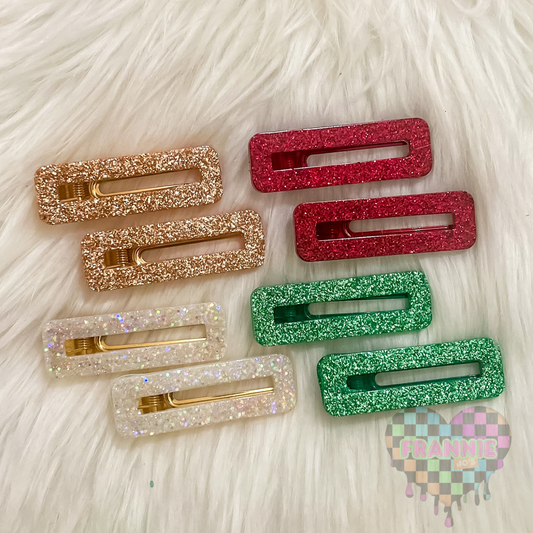 Christmas hair clip collection