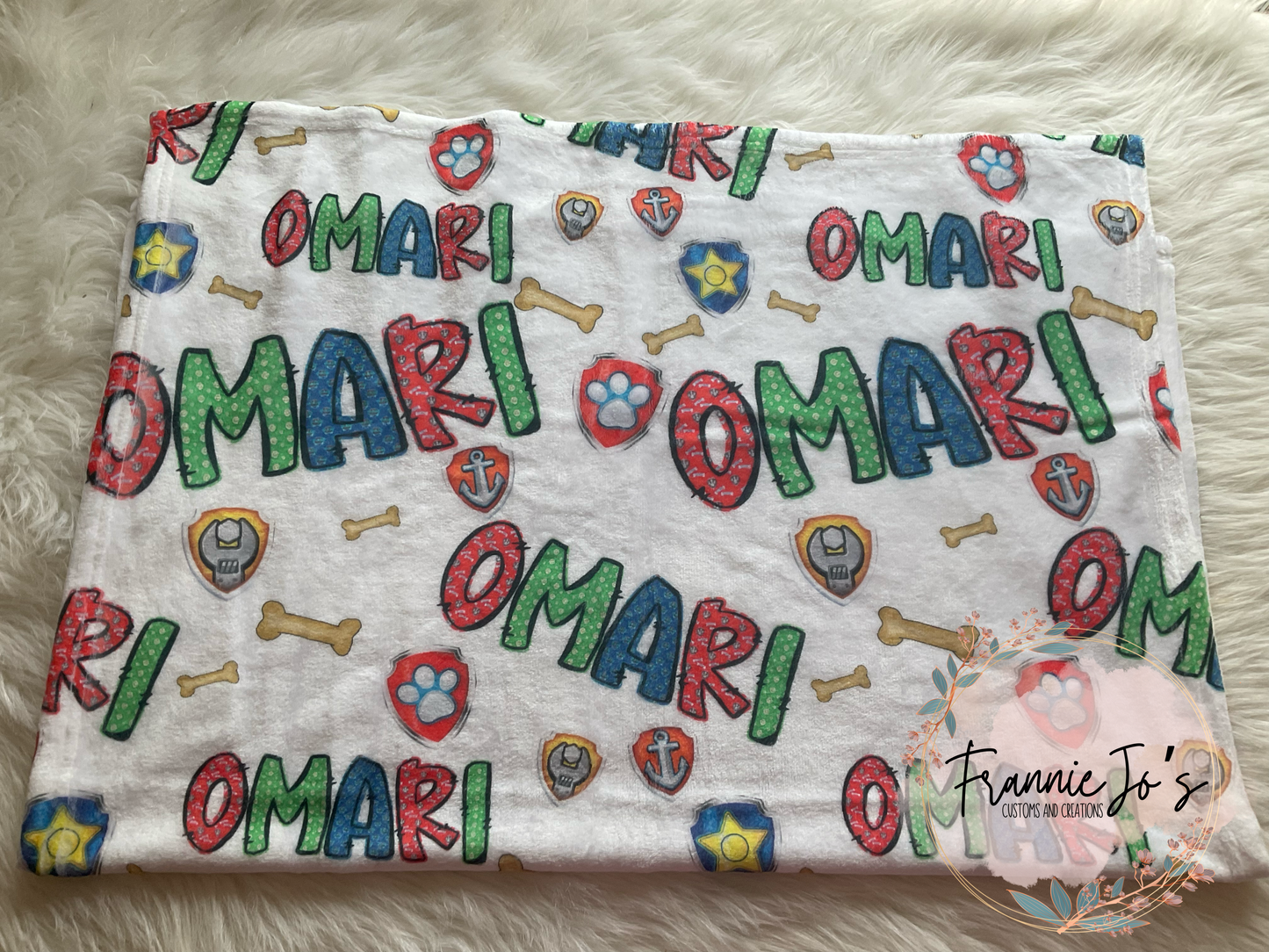 Character/theme name blanket