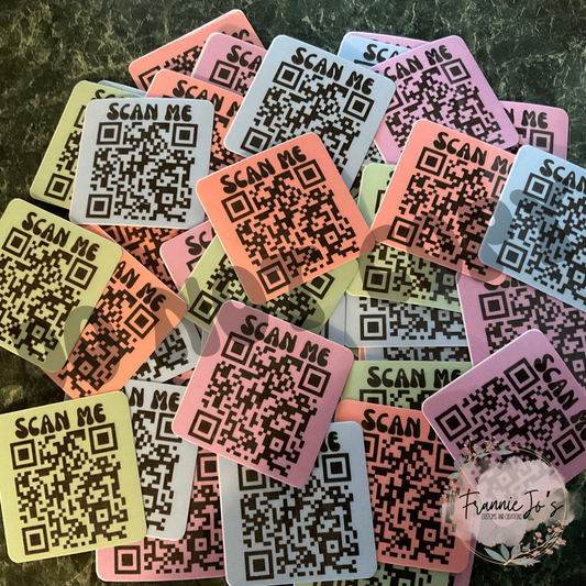 QR code colorful stickers